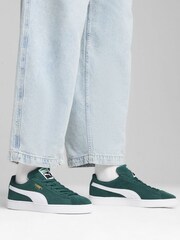 Puma Green Suede Classic Sneakers - Image 1 of 6