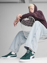 Puma Green Suede Classic Sneakers - Image 2 of 6