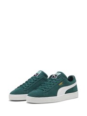 Puma Green Suede Classic Sneakers - Image 4 of 6