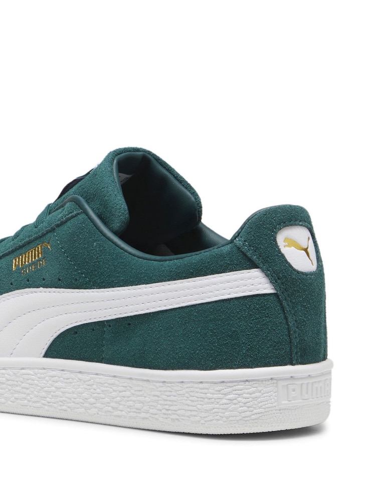 Puma Green Suede Classic Sneakers - Image 6 of 6