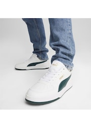 Puma Dark White Mens Caven 2.0 Sneakers Trainers - Image 1 of 6