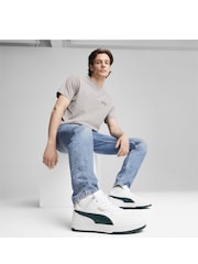 Puma Dark White Mens Caven 2.0 Sneakers Trainers - Image 2 of 6