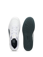 Puma Dark White Mens Caven 2.0 Sneakers Trainers - Image 5 of 6