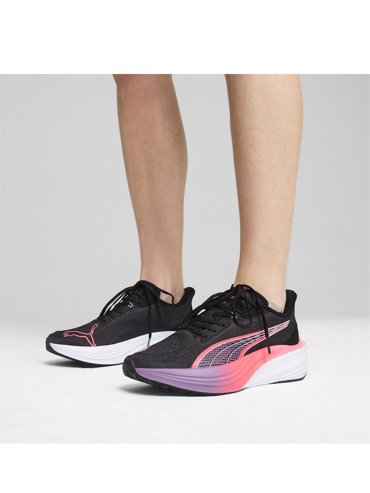 Puma Dark Black Mens Darter Pro Running Shoes - Image 1 of 6