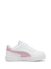 Puma White Kids Girls Puma Caven 2.0 Sneakers Trainers - Image 1 of 5
