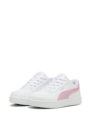 Puma White Kids Girls Puma Caven 2.0 Sneakers Trainers - Image 2 of 5