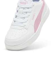 Puma White Kids Girls Puma Caven 2.0 Sneakers Trainers - Image 4 of 5