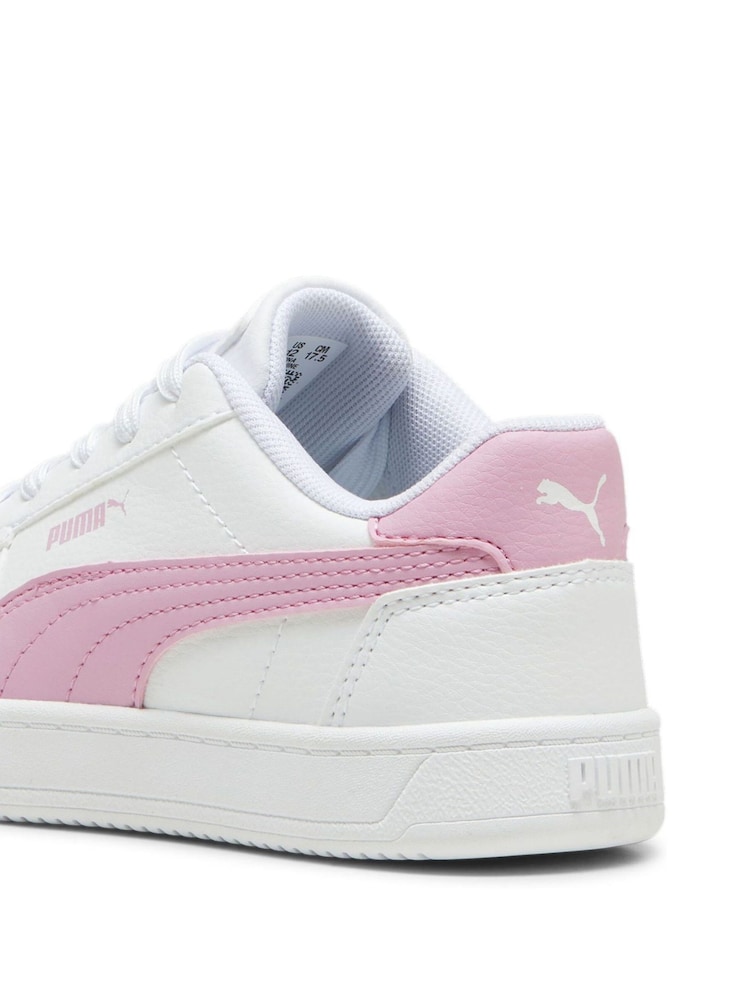 Puma White Kids Girls Puma Caven 2.0 Sneakers Trainers - Image 5 of 5