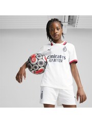 Puma White Youth Boys AC Milan 24/25 Away Jersey - Image 1 of 5