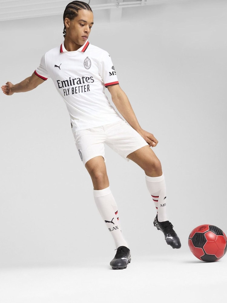 Puma White Mens AC Milan 24/25 Away Jersey - Image 2 of 9