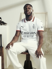 Puma White Mens AC Milan 24/25 Away Jersey - Image 6 of 9