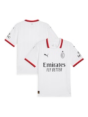 Puma White Mens AC Milan 24/25 Away Jersey - Image 7 of 9