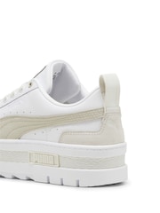 Puma White Womens Mayze Luxe Trainers - Image 6 of 6