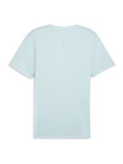 Puma Blue Mens Run Favourite Heather Running T-Shirt - Image 2 of 2