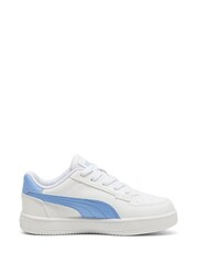 Puma Dark White Kids Girls Puma Caven 2.0 Sneakers Trainers - Image 1 of 6