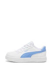 Puma Dark White Kids Girls Puma Caven 2.0 Sneakers Trainers - Image 2 of 6