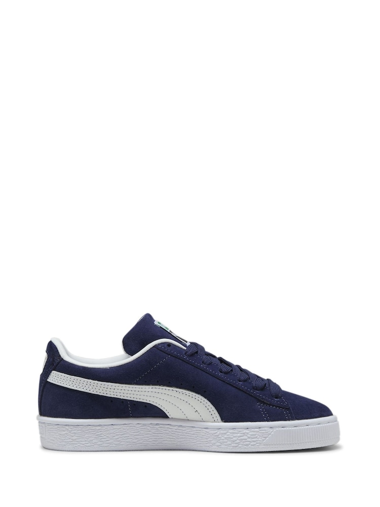 Puma Blue Youth Boys Suede Classic Sneakers Trainers - Image 1 of 6