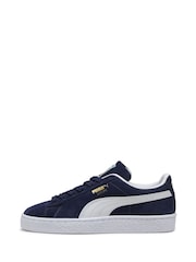 Puma Blue Youth Boys Suede Classic Sneakers Trainers - Image 2 of 6