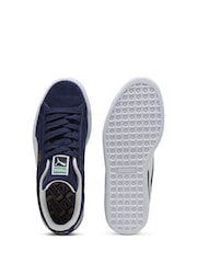 Puma Blue Youth Boys Suede Classic Sneakers Trainers - Image 4 of 6