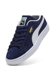 Puma Blue Youth Boys Suede Classic Sneakers Trainers - Image 5 of 6