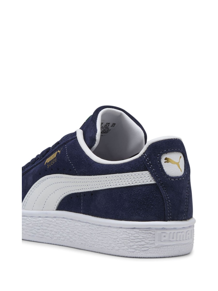 Puma Blue Youth Boys Suede Classic Sneakers Trainers - Image 6 of 6