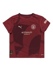 Puma Red Baby Unisex Manchester City 24/25 Third Kit - Image 5 of 5