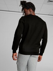 Puma Black Mens Essentials Small Logo Crew Neck Sweatshirt - Image 2 of 7