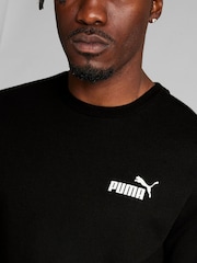 Puma Black Mens Essentials Small Logo Crew Neck Sweatshirt - Image 4 of 7