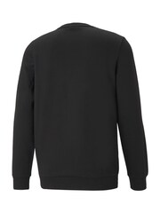 Puma Black Mens Essentials Small Logo Crew Neck Sweatshirt - Image 7 of 7