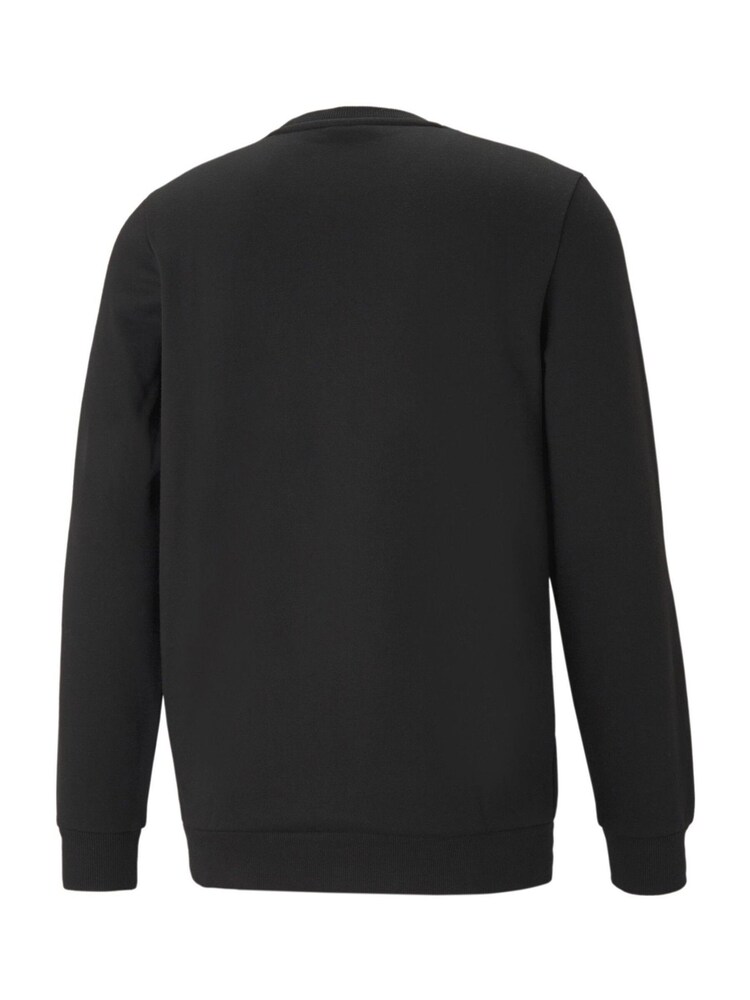 Puma Black Mens Essentials Small Logo Crew Neck Sweatshirt - Image 7 of 7