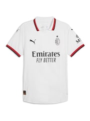 Puma White Mens AC Milan 24/25 Authentic Away Jersey - Image 6 of 6