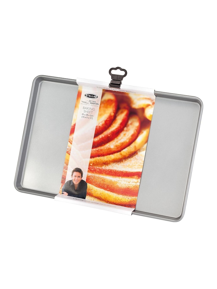 Stellar James Martin Grey Bakers Collection 39x27cm Non-Stick Baking Tray - Image 3 of 3 Stellar James Martin Grey Bakers Collection 39x27cm Non-Stick Baking Tray - Image 3 of 3