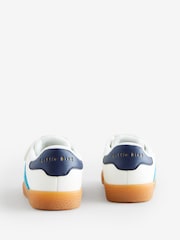 Little Bird by Jools Oliver White Younger Gum Sole Trainers with Rainbow Stripe - Image 4 of 5