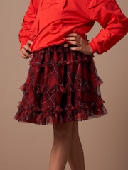 Angel & Rocket Darby Tartan Mesh юбки - Изображение 1 из 5