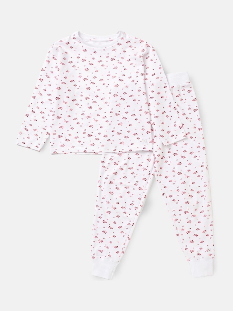 Angel & Rocket Natural Mini Alba Heart Pyjamas - Image 2 of 6