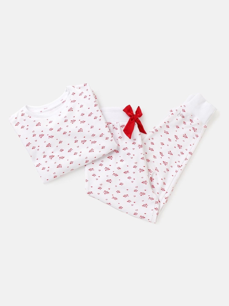 Angel & Rocket Natural Mini Alba Heart Pyjamas - Image 6 of 6