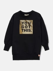 Angel & Rocket Black Lori Longline Sweatshirt - Image 5 of 7