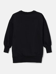 Angel & Rocket Black Lori Longline Sweatshirt - Image 6 of 7