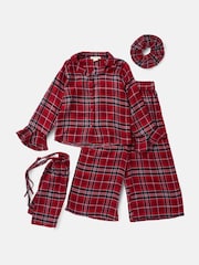 Angel & Rocket Red Zara Check Pyjamas Gift Set - Image 1 of 7