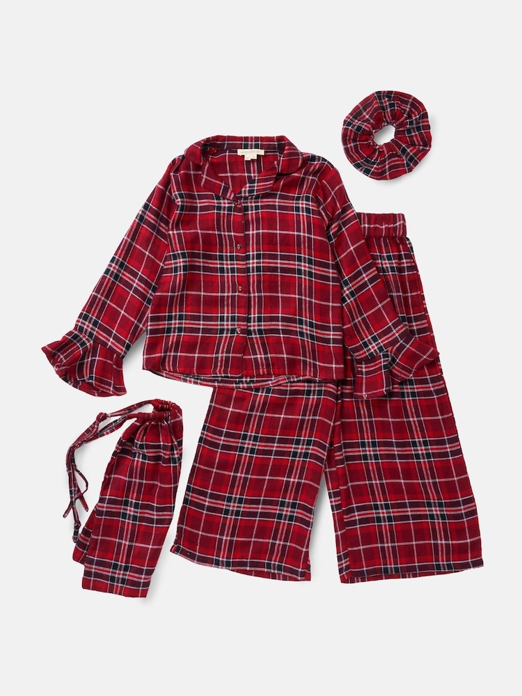 Angel & Rocket Red Zara Check Pyjamas Gift Set - Image 1 of 7