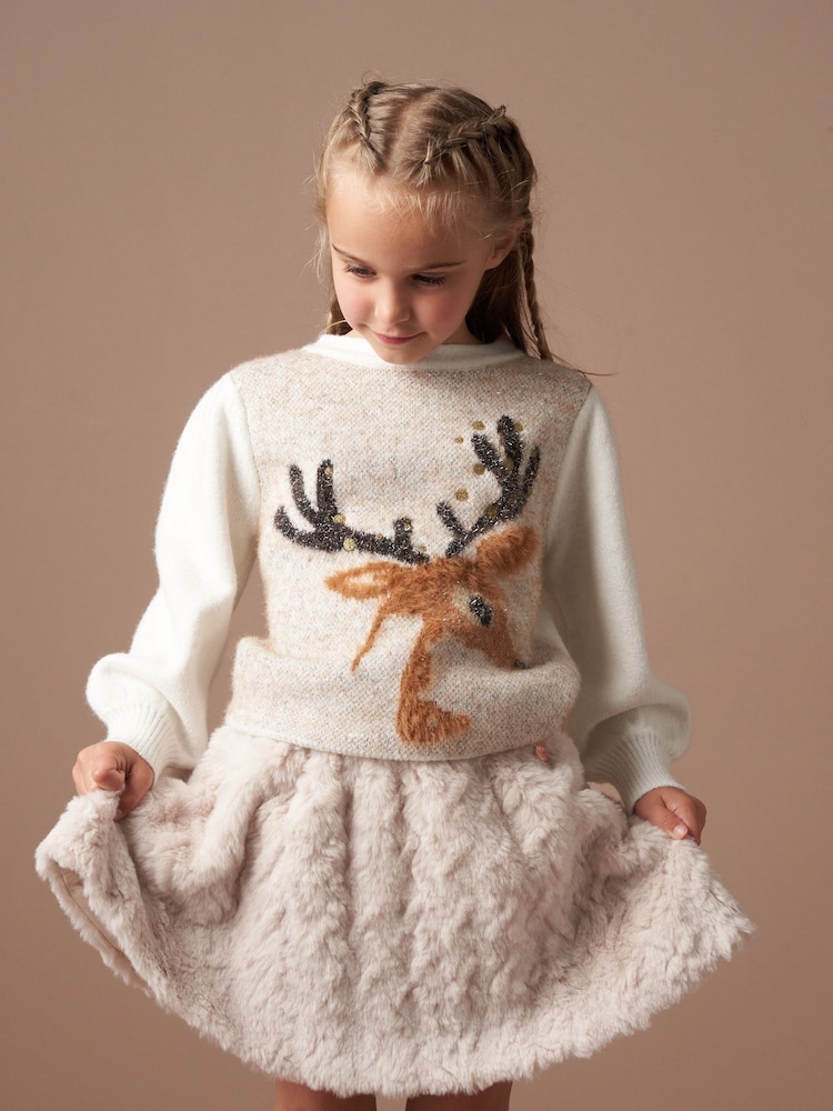 Angel & Rocket Natural Deidre Deer Jumper - Image 2 of 6