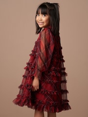 Angel & Rocket Red Juliana Tartan Mesh Dress - Image 2 of 7