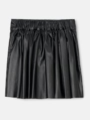 Angel & Rocket Black Lucile Leather Look Skirt - Image 5 of 6