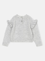 Angel & Rocket Grey Christmas Peggy Penguin Jumper - Image 5 of 6