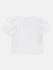 Angel & Rocket White Aofie Diamante Bow T-Shirt - Image 4 of 5