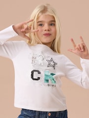 Angel & Rocket White Effie Rock T-Shirt - Image 1 of 6