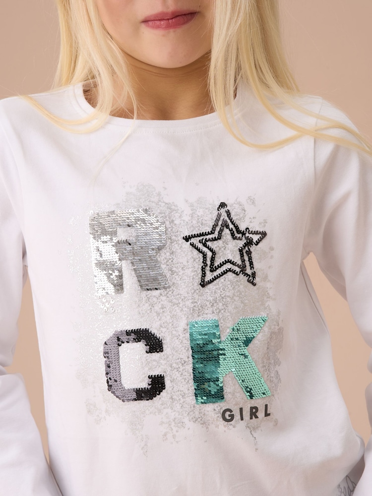 Angel & Rocket White Effie Rock T-Shirt - Image 2 of 6