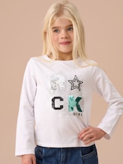 Angel & Rocket White Effie Rock T-Shirt - Image 3 of 6