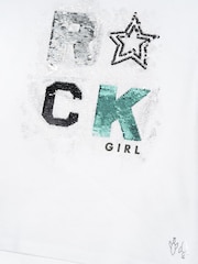 Angel & Rocket White Effie Rock T-Shirt - Image 6 of 6