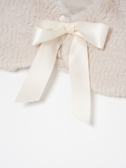 Angel & Rocket Natural Bella Faux Fur Collar Jacket - Image 6 of 6